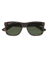 The Ray-Ban Justin Polarised Sunglasses in Havana