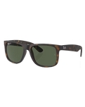 The Ray-Ban Justin Polarised Sunglasses in Havana