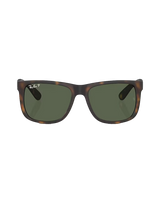 The Ray-Ban Justin Polarised Sunglasses in Havana