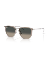 The Ray-Ban RB4451 Sunglasses in Polished Transparent Grey