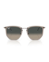 The Ray-Ban RB4451 Sunglasses in Polished Transparent Grey