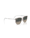The Ray-Ban RB4451 Sunglasses in Polished Transparent Grey