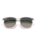 The Ray-Ban RB4451 Sunglasses in Polished Transparent Grey