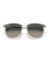 The Ray-Ban RB4451 Sunglasses in Polished Transparent Grey