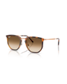 The Ray-Ban RB4451 Sunglasses in Polished Transparent Orange