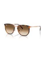 The Ray-Ban RB4451 Sunglasses in Polished Transparent Orange