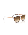 The Ray-Ban RB4451 Sunglasses in Polished Transparent Orange