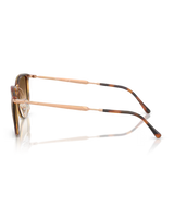 The Ray-Ban RB4451 Sunglasses in Polished Transparent Orange