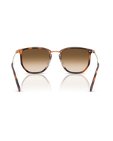 The Ray-Ban RB4451 Sunglasses in Polished Transparent Orange