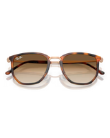The Ray-Ban RB4451 Sunglasses in Polished Transparent Orange