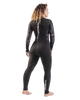 The Gul Womens Womens Response 3/2mm Back Zip Wetsuit in Black
