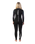 Womens Response 4/3mm Back Zip Wetsuit in Black