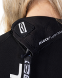 Womens Response 4/3mm Back Zip Wetsuit in Black