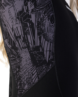 Womens Response 4/3mm Back Zip Wetsuit in Black