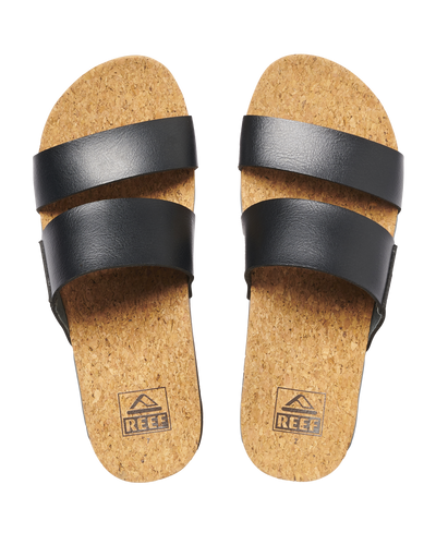 Cushion Vista Hi Sandals in Black