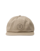The Roark Mens Made To Fade 6 Panel Strapback Cap in Washed Fossil