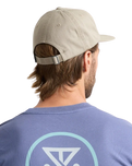 The Roark Mens Made To Fade 6 Panel Strapback Cap in Washed Fossil
