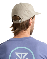 The Roark Mens Made To Fade 6 Panel Strapback Cap in Washed Fossil