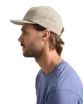 The Roark Mens Made To Fade 6 Panel Strapback Cap in Washed Fossil