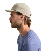 The Roark Mens Made To Fade 6 Panel Strapback Cap in Washed Fossil