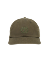 The Roark Mens Made To Fade 6 Panel Strapback Cap in Washed Military