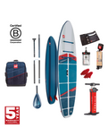 The Red Paddle 11'0" Compact 5 Piece MSL PACT SUP in Blue