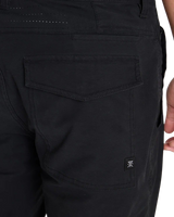 The Roark Mens Layover Pro Traveler Trousers in Black