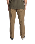 The Roark Mens Layover Pro Traveler Trousers in Dark Khaki