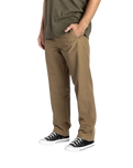 The Roark Mens Layover Pro Traveler Trousers in Dark Khaki