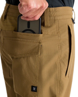 The Roark Mens Layover Pro Traveler Trousers in Dark Khaki