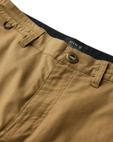 The Roark Mens Layover Pro Traveler Trousers in Dark Khaki