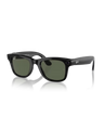 The Ray-Ban Meta Wayfarer Sunglasses in Shiny Black | Available at Anns Cottage