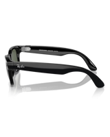 The Ray-Ban Meta Wayfarer Sunglasses in Shiny Black | Available at Anns Cottage