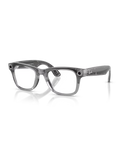 The Ray-Ban Wayfarer Meta Gen 2 Sunglasses in Transparent Grey & Clear Sapphire