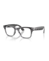The Ray-Ban Wayfarer Meta Gen 2 Sunglasses in Transparent Grey & Clear Sapphire
