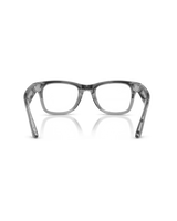 The Ray-Ban Wayfarer Meta Gen 2 Sunglasses in Transparent Grey & Clear Sapphire