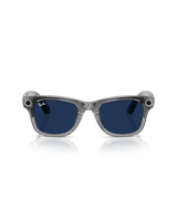 The Ray-Ban Wayfarer Meta Gen 2 Sunglasses in Transparent Grey & Clear Sapphire