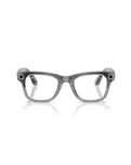 The Ray-Ban Wayfarer Meta Gen 2 Sunglasses in Transparent Grey & Clear Sapphire