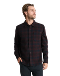 Crossroads Flannel Shirt in Dark Brown