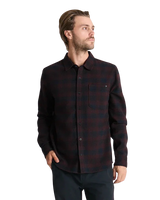 Crossroads Flannel Shirt in Dark Brown