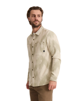Journey Jacquard Flannel Shirt in Oat