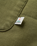 The Passenger Mens Taranaki Canvas Overshirt in Khaki