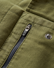 The Passenger Mens Taranaki Canvas Overshirt in Khaki