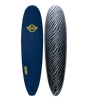 Surfworx Banshee Mini Mal 7'6" Soft Board in Mid Blue