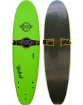 Surfworx Hellcat Mini Mal 7'0" Soft Board in Apple Green 2