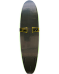 Surfworx Hellcat Mini Mal 7'0" Soft Board in Apple Green 2