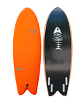 Softworx Proline Four Fin 5'8" Soft Board in Orange