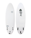 Surfworx Proline King Pin 6'4" Softboard in White