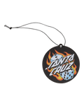 The Santa Cruz Flaming Dice Air Freshener in Orange Scent