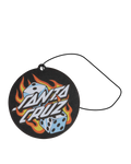 The Santa Cruz Flaming Dice Air Freshener in Orange Scent
